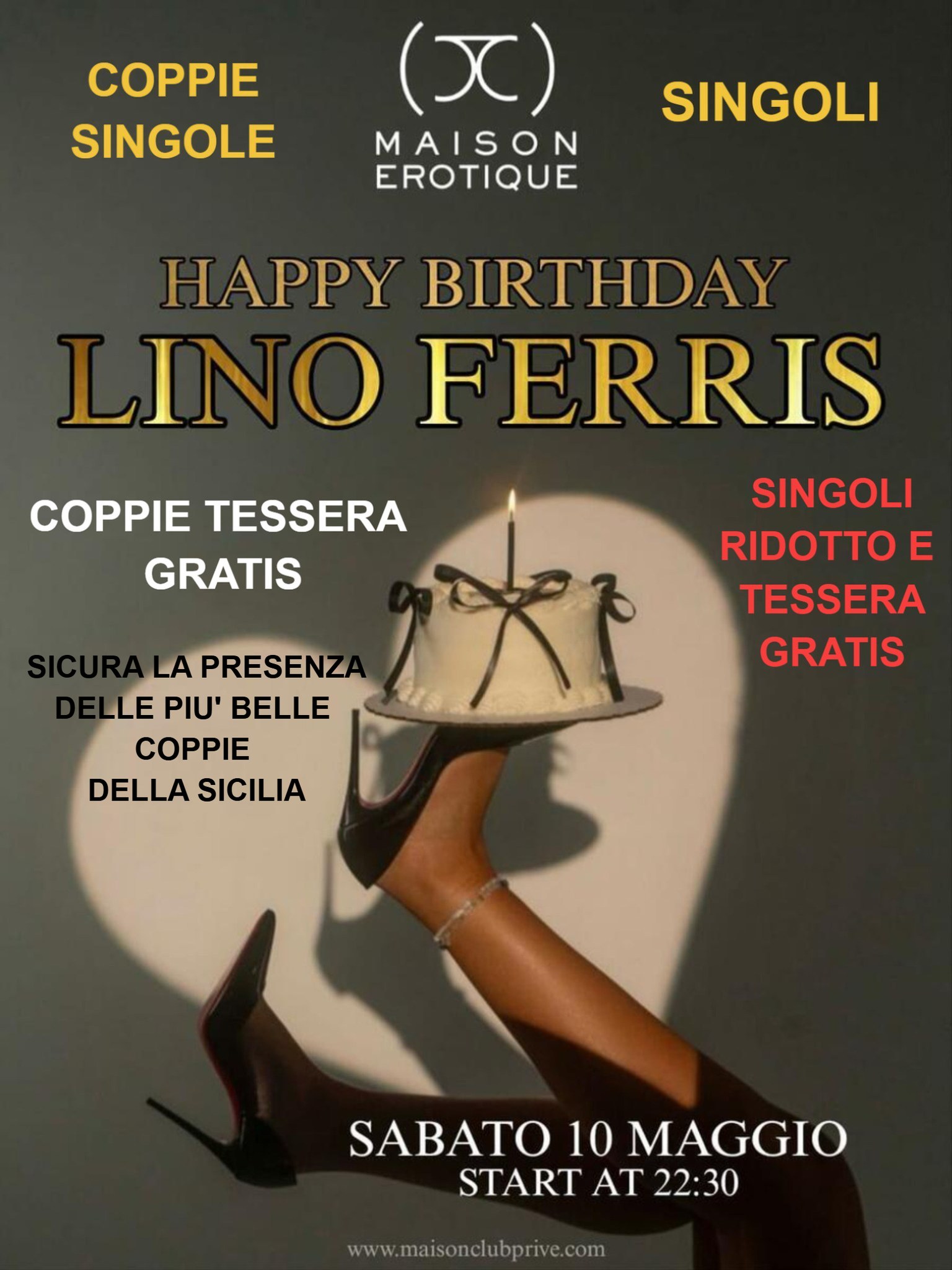 COMPLEANNO LINO Ferris ( marito di Lina) tutti gratis