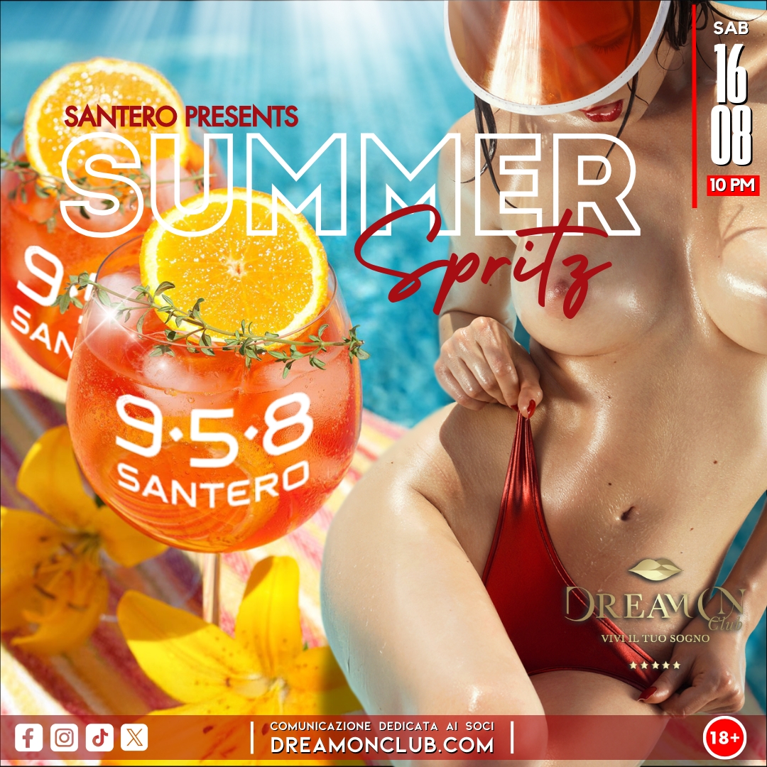 SABATO 16 AGOSTO SUMMER SPRIZ