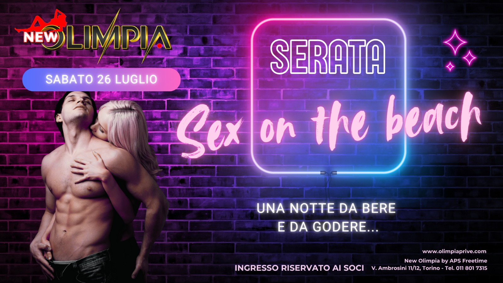 Sex on the beach " una notte da bere e da godere"