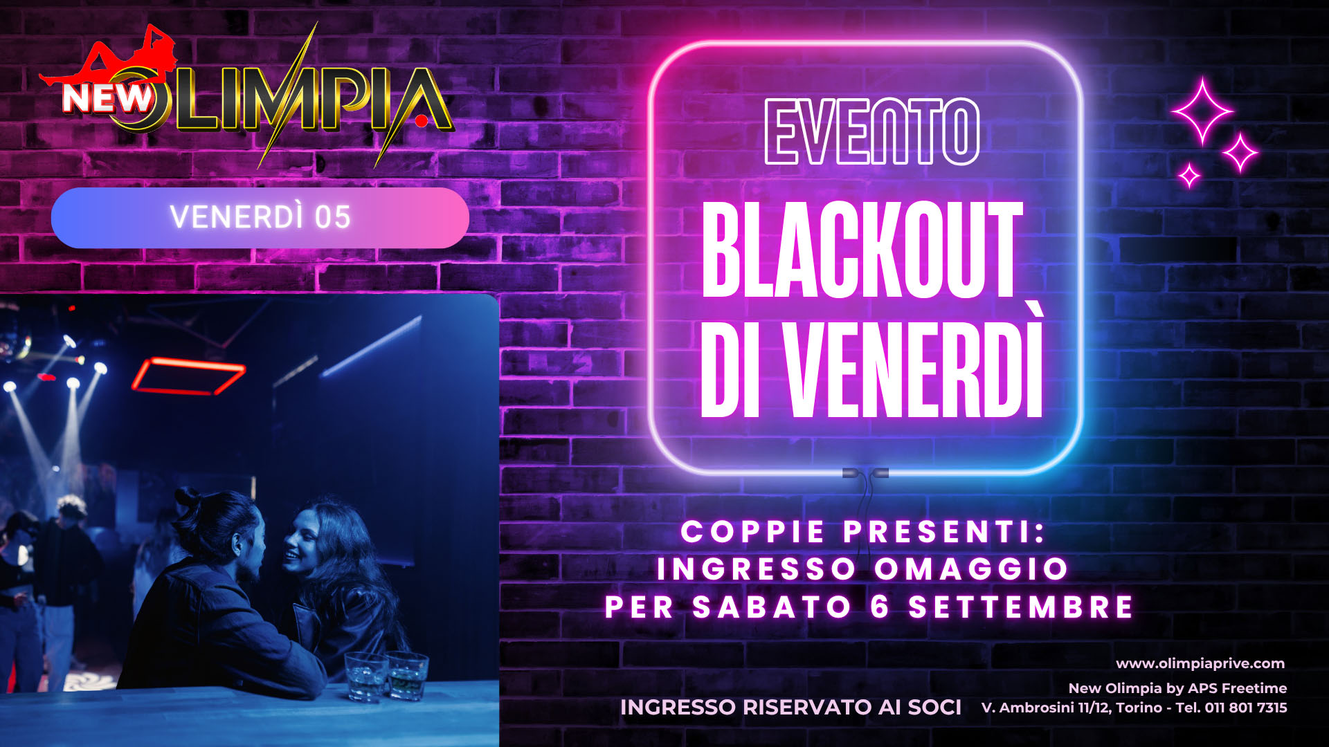 Blackout di venerdì