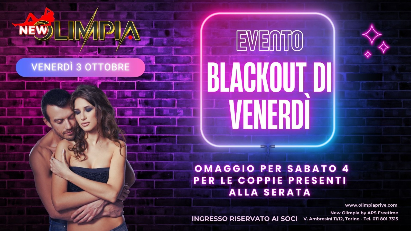Blackout di venerdì