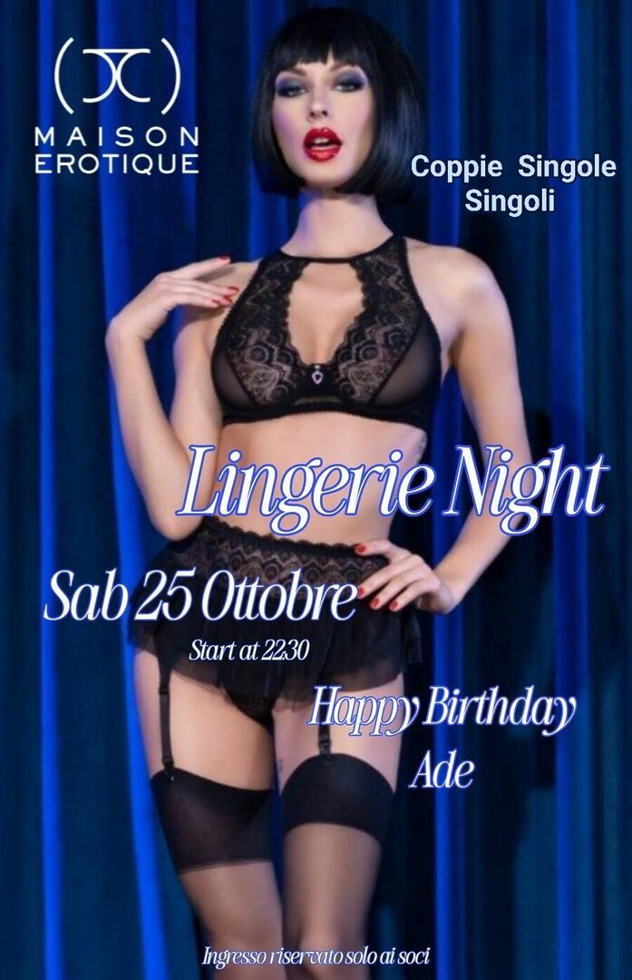LINGERIE NIGHT e Compleanno ADELE