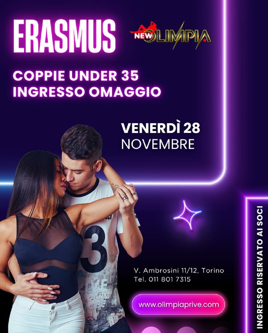 Erasmus coppie under 35 ingresso omaggio