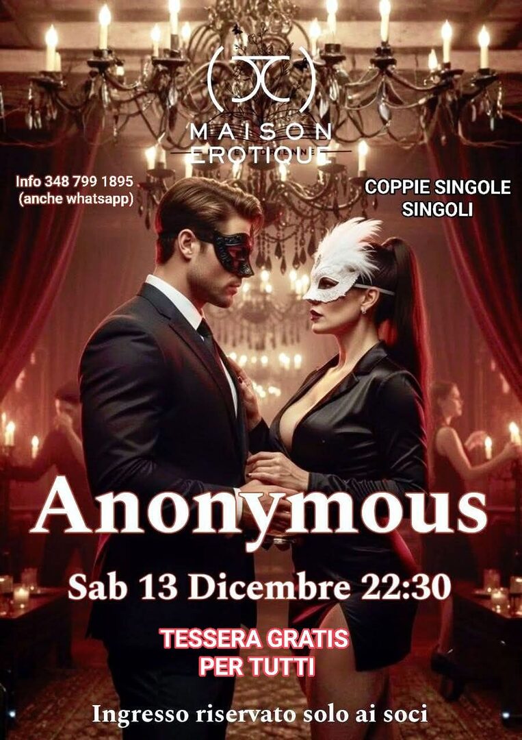 ANONYMOUS - EVENTO CON MASCHERINA IN SICILIA