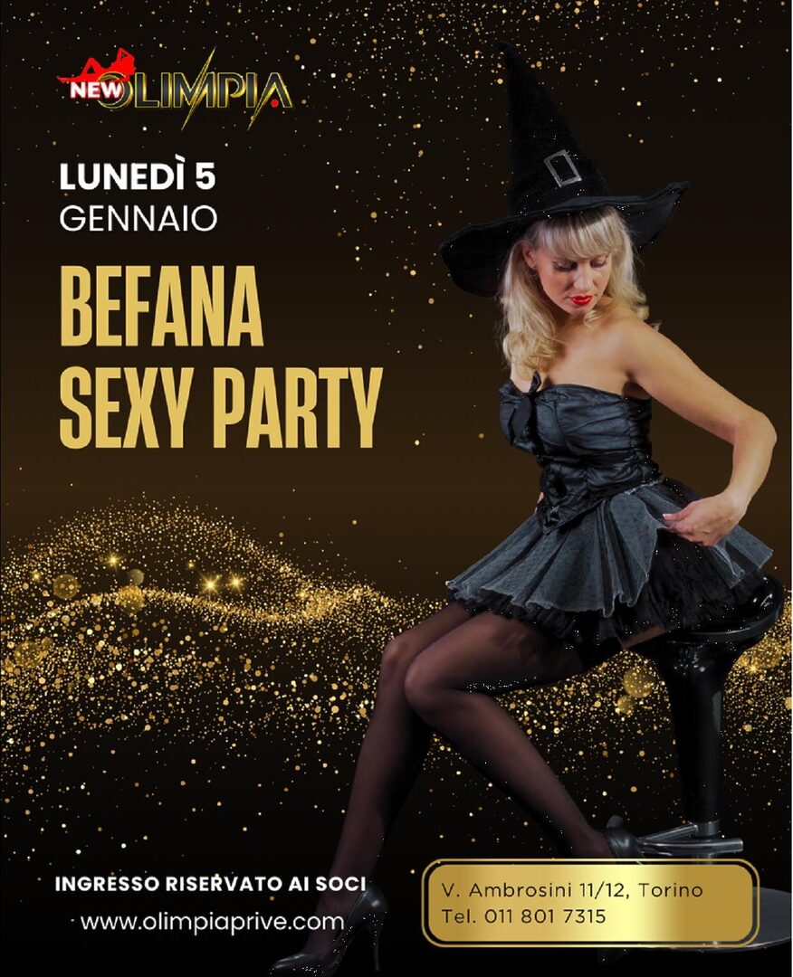 Befana sexy party