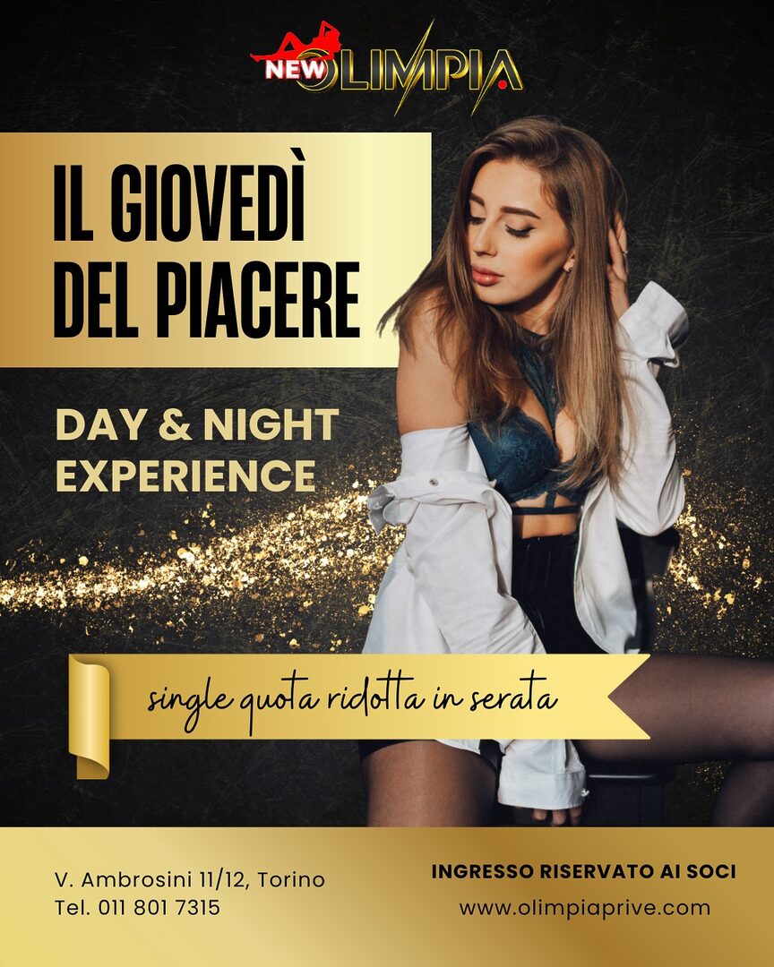 Singles night il giovedì del piacere