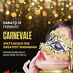 Carnevale " the greatest showman" Sfilata e premiazione maschere più belle.