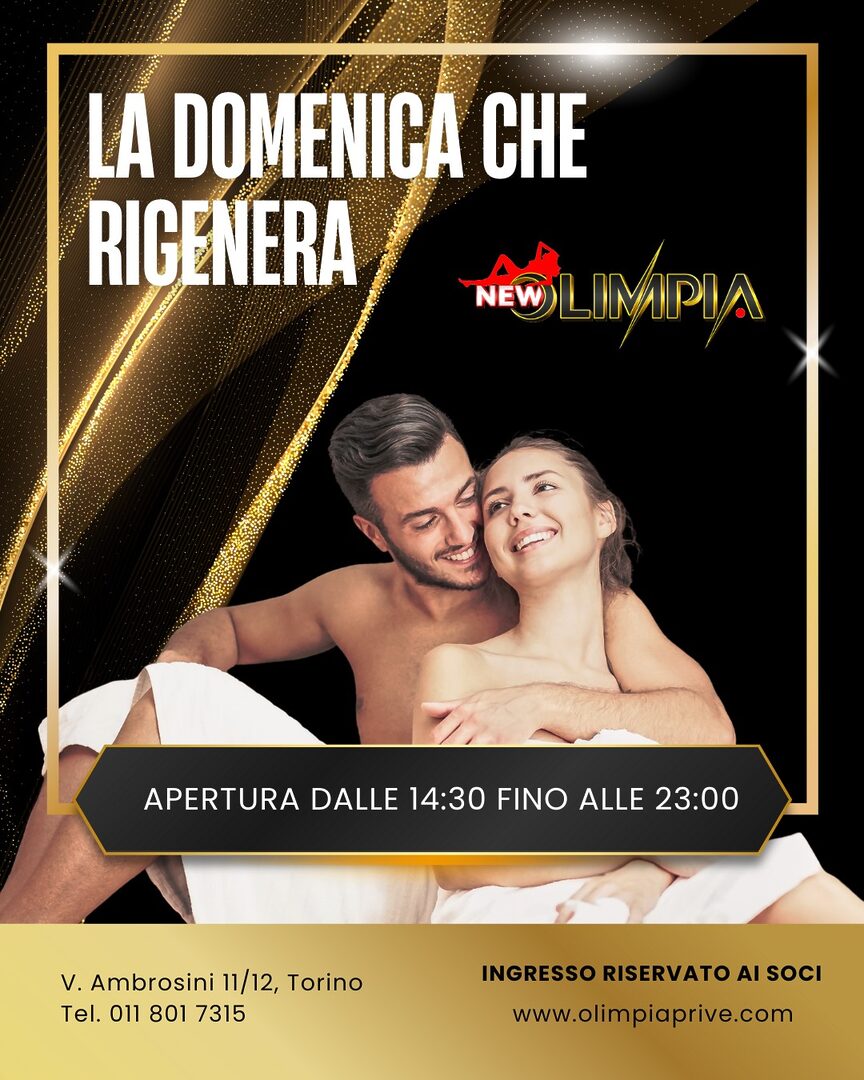 La Domenica che Rigenera dalle 14,30 alle 23,00