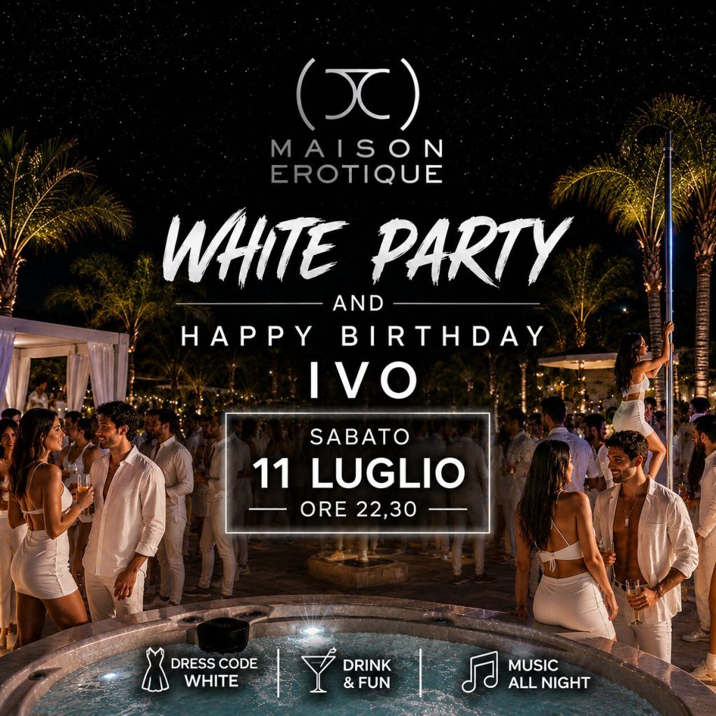 WHITE PARTY – In Sicilia l’evento vip swinger